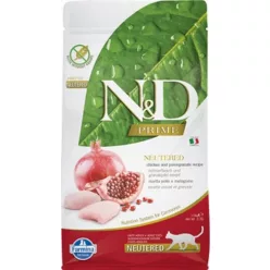   N&D Cat Prime csirke & gránátalma adult ivartalanított 1,5 kg