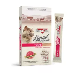 Bonacibo Snacks for Cats Liquid Snacks - Lamb 90 g