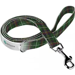 April&June Klasszikus Zöld Kockás póráz