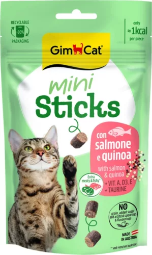 GimCat Mini Sticks lazac quinoa 50 g