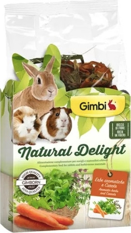 Gimbi Natural Delight gyógynövény és répa 100 g