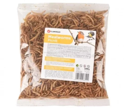 Flamingo szárított kukacok - madár 100 g