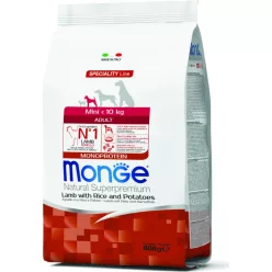   Monge Dog Speciality Line Mini Bárány, rizs & burgonya - Adult 800 g