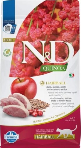 N&D Quinoa Cat Hairball Adult 1,5 kg