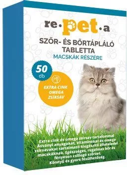 Repeta szőr- és bőrtápláló macskáknak 50 db