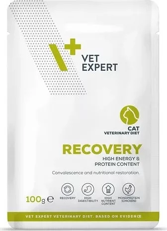VetExpert Veterinary Diet Recovery tasak macskáknak 100 g KARTON - 12 db