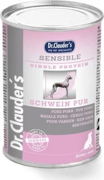 Dr.Clauder's Dog Selected Meat Sensible Pork Pure sertéses konzerv 375 g
