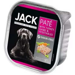   Jack gabonamentes pulyka, vad - zöldség pástétom kutya konzerv 150 g