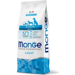   Monge Dog Speciality Line All Breeds Light - Lazac & rizs - Adult 12 kg 