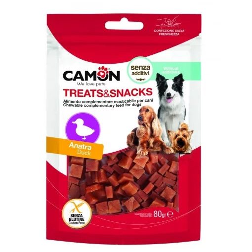 Camon snack kacsás kockák 80g 