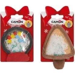 Camon Karácsonyi színes játék cicáknak 10 cm