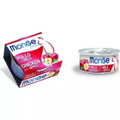Monge Cat Fruit Csirke & alma 80 g  KARTON - 4 db