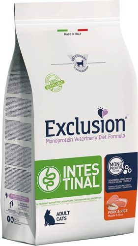 Exclusion Intestinal Pork & Rice macska gyógytáp 300 g