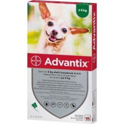 Advantix Spot On 4 kg alatt 4 db Advantix Spot On 4 kg alatt 4 db
