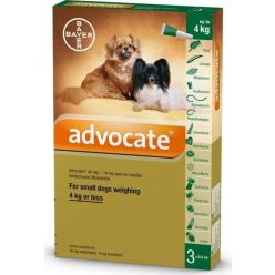 Advocate spot-on kutya 4 kg alatt 3 db