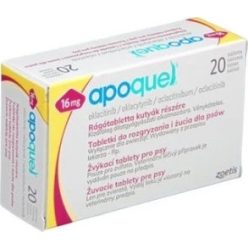 Apoquel 16 mg rágótabletta kutyák részére 20 db
