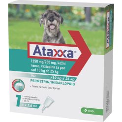 Ataxxa spot-on 10-25 kg kutyáknak 1 db Ataxxa spot-on 10-25 kg kutyáknak 1 db