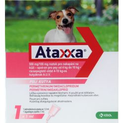 Ataxxa spot-on 4-10 kg kutyáknak 1 db Ataxxa spot-on 4-10 kg kutyáknak 1 db