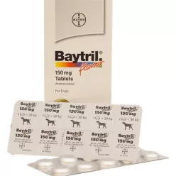 Baytril 150 mg tabletta 20 db