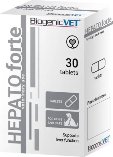 BiogenicVet Hepatoforte tabletta 30 db