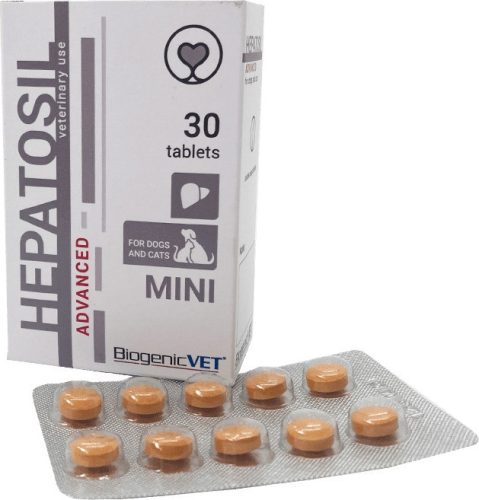 BiogenicVet Hepatosil Advanced Mini tabletta 30 db