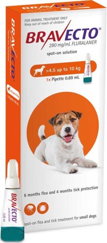 Bravecto spot-on kutya 4,5-10 kg 1 db
