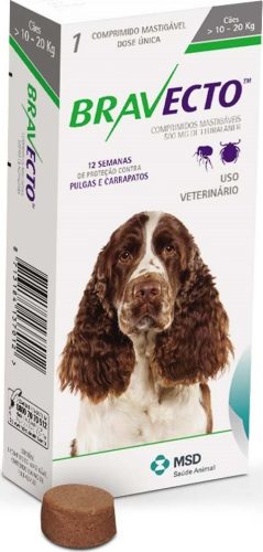 Bravecto rágótabletta kutya 10-20 kg 1 db