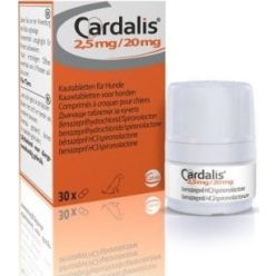 Cardalis S 2,5 mg / 20 mg tabletta 30 db Cardalis S 2,5 mg / 20 mg tabletta 30 db