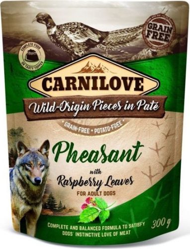 Carnilove alutasakos fácán&málnalevél 300 g