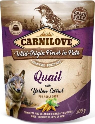 Carnilove alutasakos fürj&sárgarépa 300 g