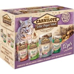   Carnilove alutasakos multibox 12x85 g pulyka, kacsa, pisztráng, fácán