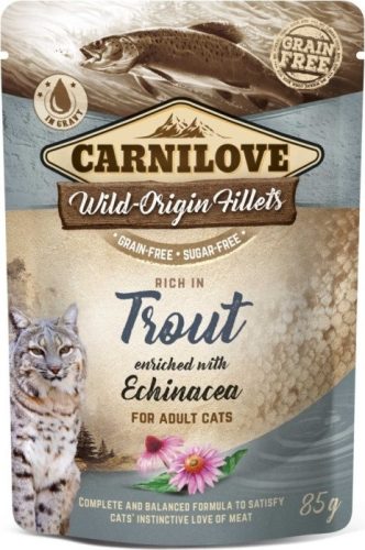 Carnilove alutasakos pisztráng&echinacea 85 g