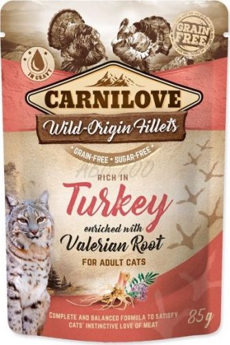 Carnilove alutasakos pulyka&macskagyökér 85 g