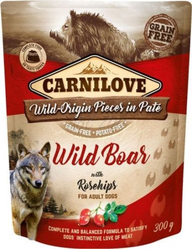 Carnilove alutasakos vaddisznó&csipkebogyó 300 g