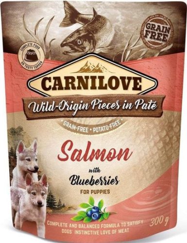 Carnilove puppy alutasakos lazac&áfonya 300 g