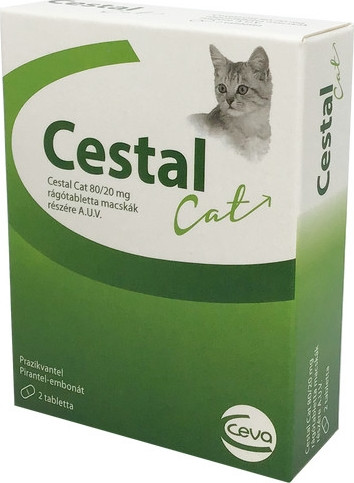 Cestal Cat rágótabletta 2 db
