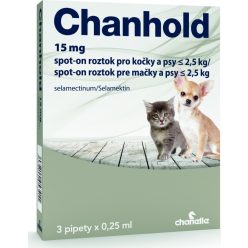 Chanhold spot-on kutya,macska 2,5 kg alatt 3 db