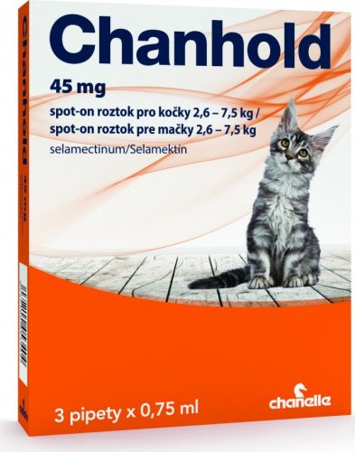 Chanhold spot-on macska  2,6-7,5 kg 3 db