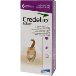 Credelio rágótabletta macska 0,5-2,0 kg 3 db