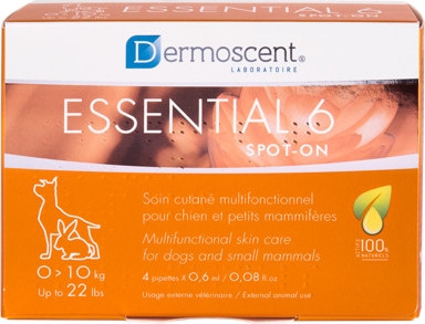 Dermoscent Essential 6 spot-on kutya 1-10 kg 4 db
