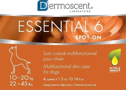 Dermoscent Essential 6 spot-on kutya 10-20 kg 4 db