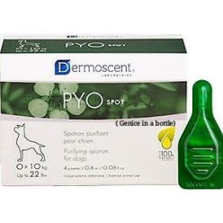 Dermoscent PYO-spot kutyáknak 1-10 kg 4 db Dermoscent PYO-spot kutyáknak 1-10 kg 4 db