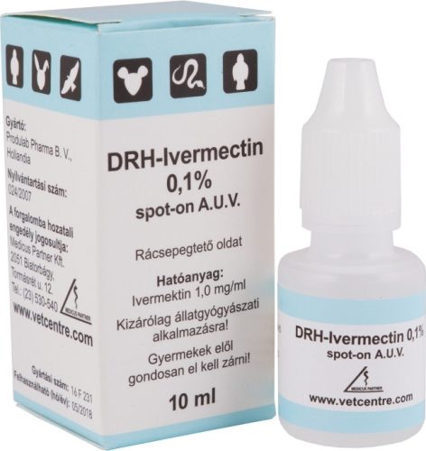 Drh-Ivermectin 0,1% 10 ml