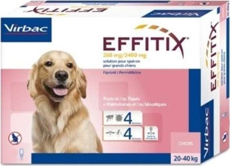 Effitix spot-on kutya 20-40 kg 4 db