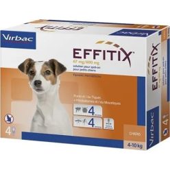 Effitix spot-on kutya 4-10 kg 4 db
