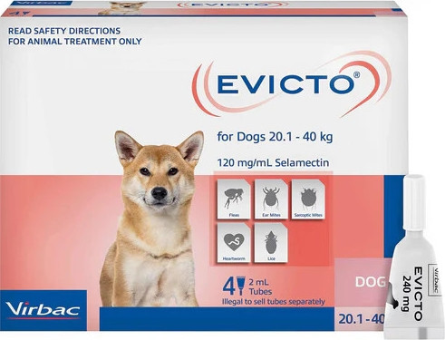 EVICTO spot-on kutya 20-40 kg 4 db