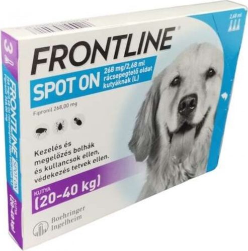 Frontline spot-on kutyáknak L 20-40 kg 3 db