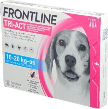 Frontline Tri-Act spot-on kutyáknak M 10-20 kg 3 db