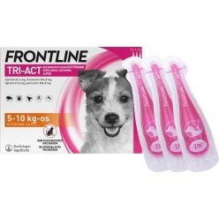 Frontline Tri-Act spot-on kutyáknak S 5-10 kg 3 db Frontline Tri-Act spot-on kutyáknak S 5-10 kg 3 db