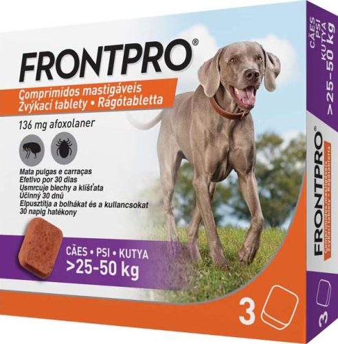 Frontpro rágótabletta kutyáknak L 25-50 kg 3 db